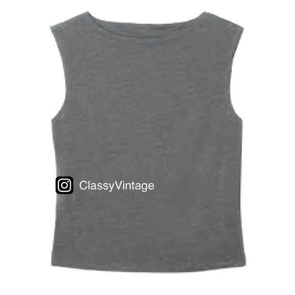 Vintage Christian Francis Roth size 1X grey sweater tank top. Classic closet sta - Picture 1 of 8